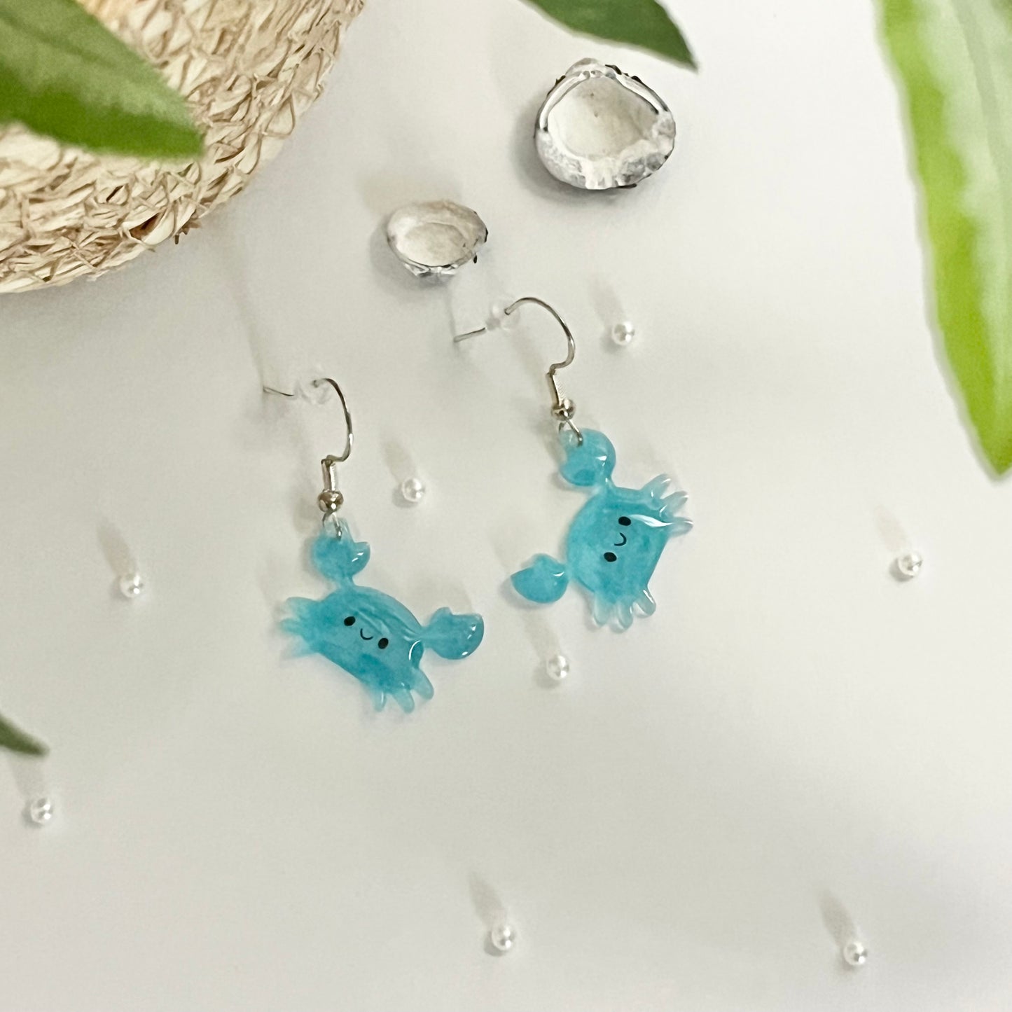 Crab Dangle Earrings