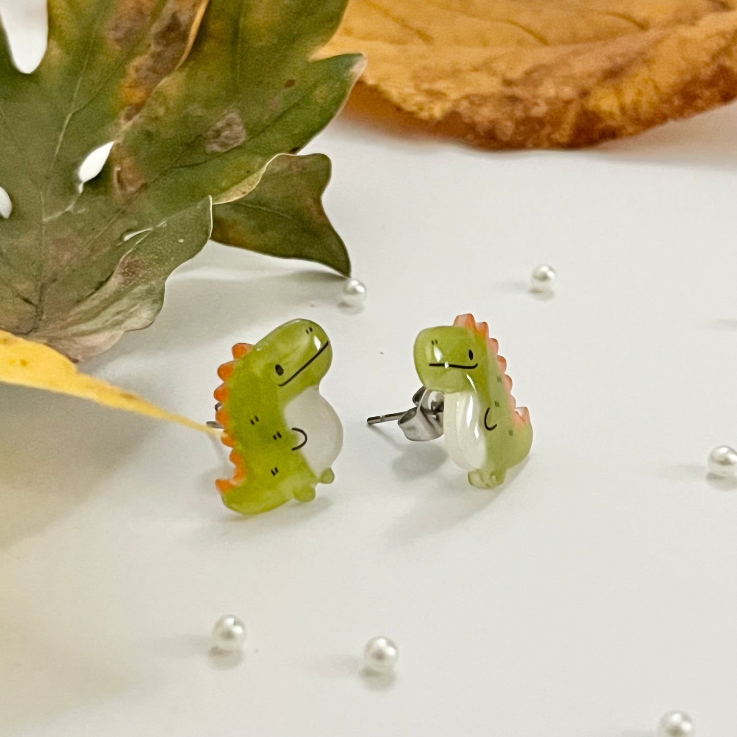 Alligator - Stud Earrings