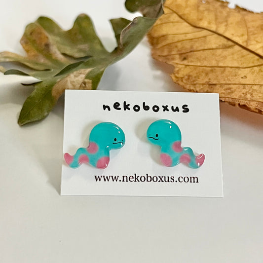 Snake - Stud Earrings