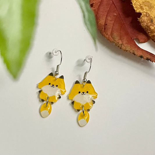 Fox Dangle Earrings