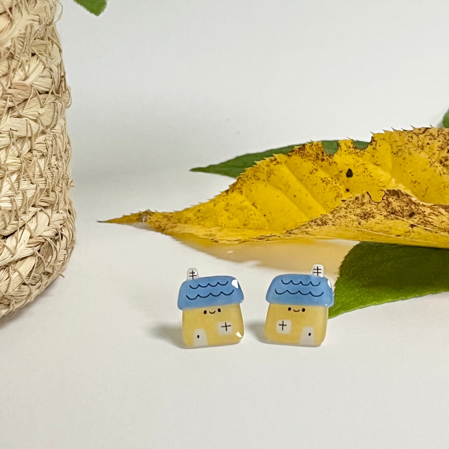 Tiny House - Stud Earrings