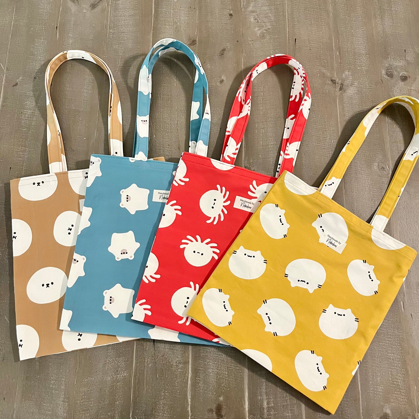 Handmade Tote Bags (Animals)