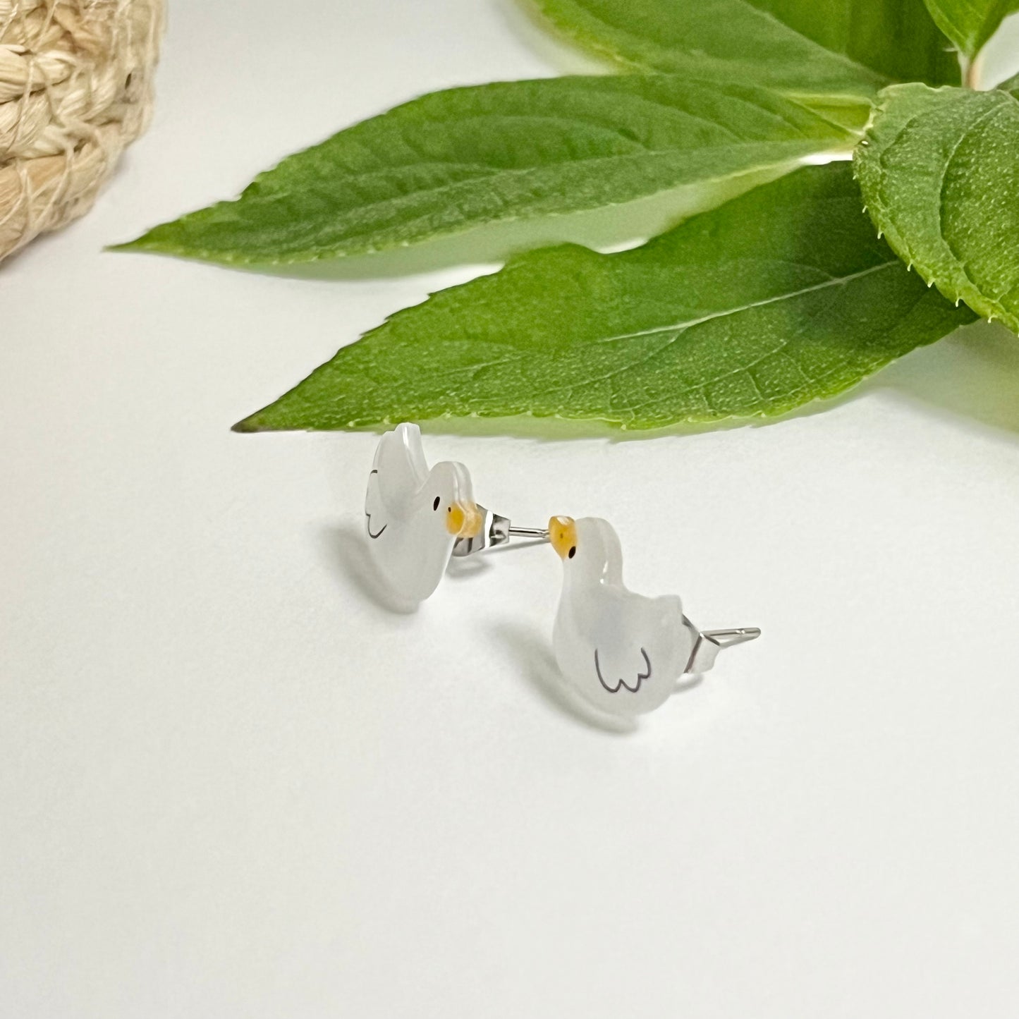 Duck Stud Earrings