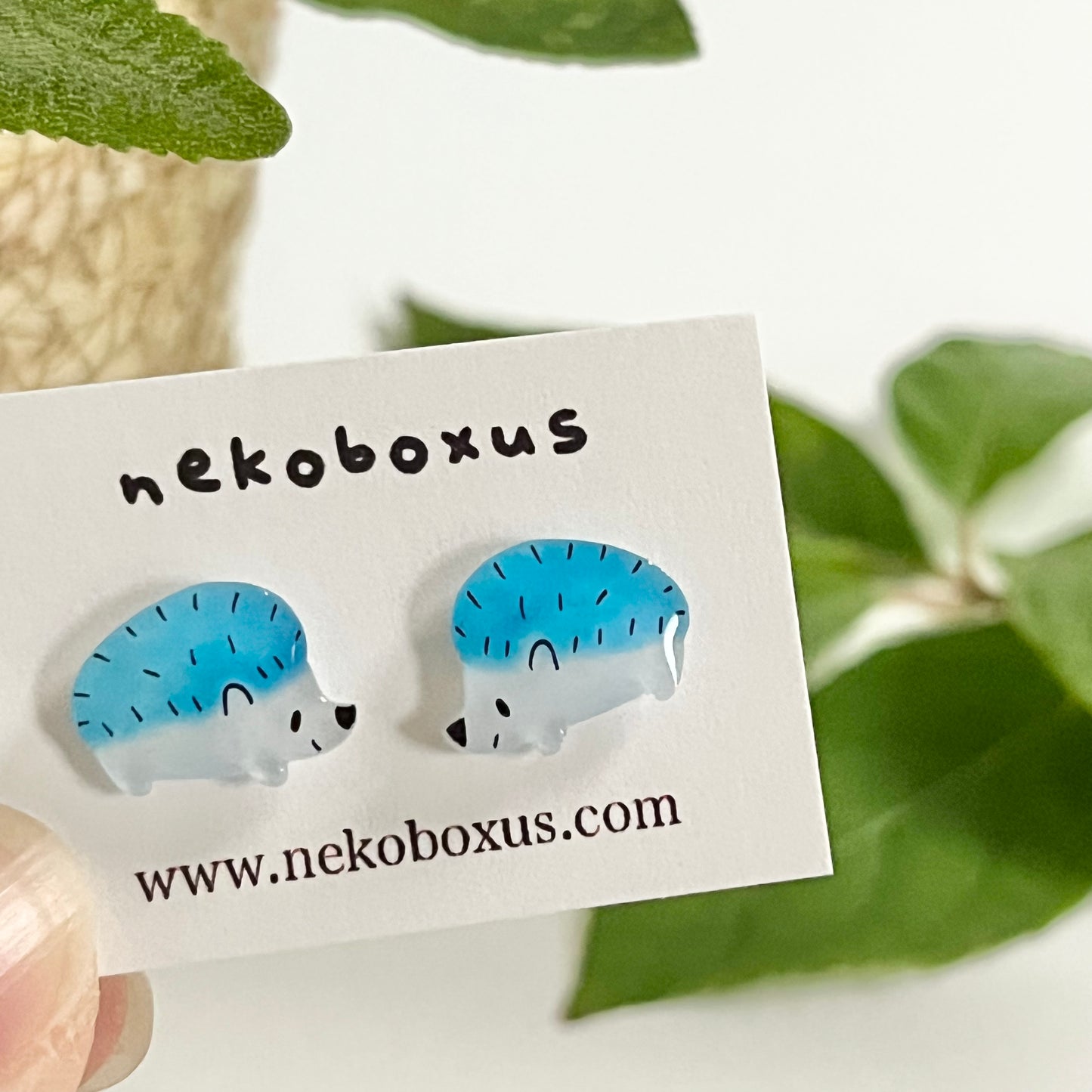 Hedgehog - Stud Earrings